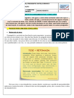 Conclusão: retomada da tese e propostas de intervenção