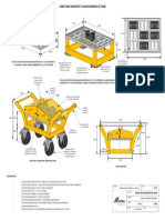 Carro transporte almacenamiento tara