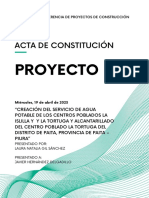 Acta de Constitución Con Supuestos y Criterios PDF