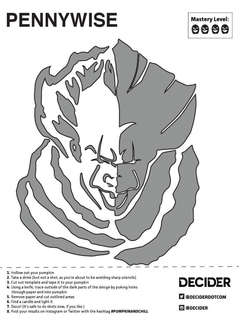 Pennywise Template PDF