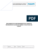 Iaf41 - Reglamento Comite de Prevencion de Lavado de Dinero y Activos Seleccionable PDF