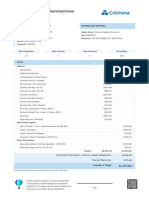 Liquidación de remuneraciones marzo 2023 Agente Ventas Colmena Golden Cross