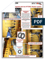 Cat 797 ride strut upgrade with HYTORC Washer system