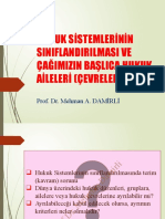 Hukuk Si̇stemleri̇ni̇n Siniflandirilmasi Ve Çağimizin Başlica Hukuk Ai̇leleri̇ (Çevreleri̇) Ayrimi