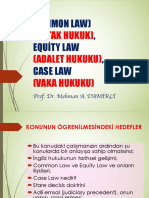 Common Law, Equi̇ty Law, Case Law PDF