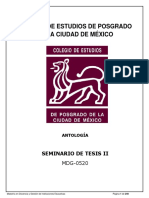 Antología Seminario de Tesis Ii PDF