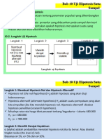 Bab 10 Uji Hipotesis Satu Sampel