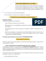 Ámbito de Validez Temporal de La Ley Penal