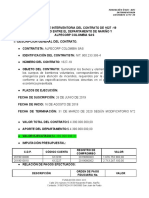 Informe de interventoría del contrato 1627-19 para dotación de bomberos en Nariño