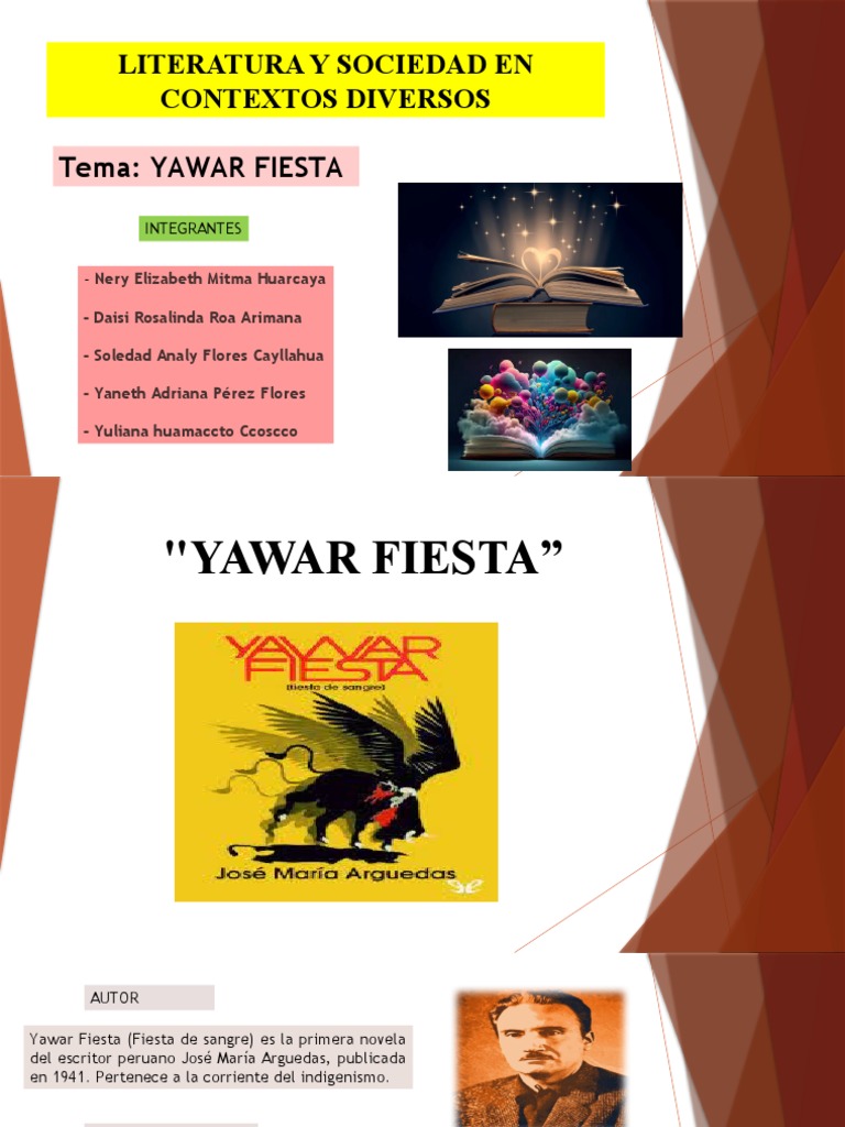 Yawar Fiesta: Tradición y Conflicto Indígena | PDF
