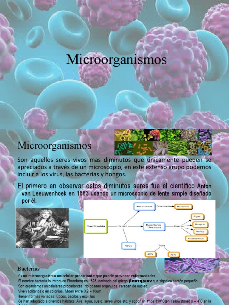 Introducción a los Microorganismos | PDF | Las bacterias | Virus