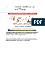 Que Es Tension, Corriente, Resistencia, Ley Ohm, Potencia y Energia (Clase 1)