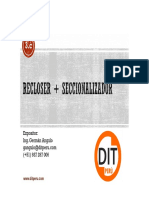 DIT Perú - Protecciones en Potencia - 3c. Recloser - Seccionalizador PDF