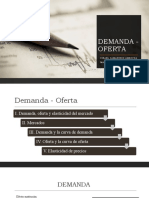 Demanda - Oferta