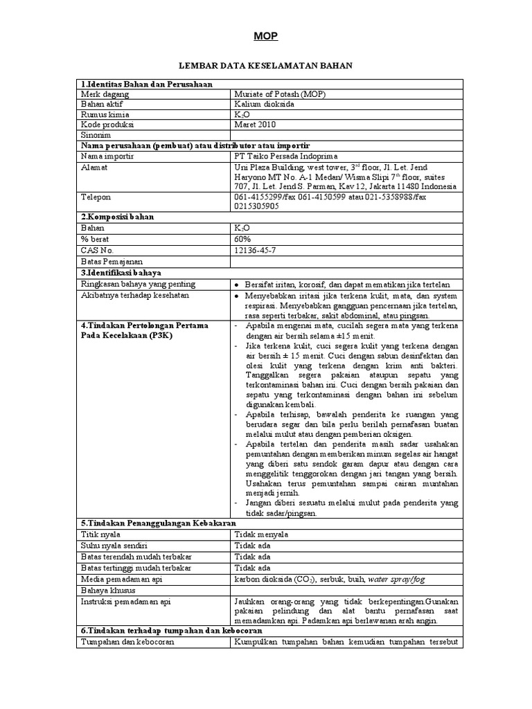 MOP | PDF