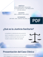 Arturo García - JUSTICIA SANITARIA - IGUALDAD FRENTE A LA ASISTENCIA Y DISTRIBUCIÓN DE RECURSOS