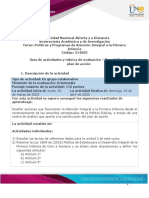 Guía de Actividades y Rúbrica de Evaluación - Unidad 2 - Paso 3 - Diseño Plan de Acción