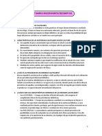 Cuestionario Procedimientos Declarativos