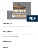 Tensões e Deformações No Solo