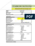 Cuadro de Calculo para Diseño de Malla: Calculo Del Burden de Arranque Con Emulnor de 5000