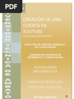 Download CREACION DE UNA CUENTA EN YOUTUBE by Cristina Romero SN6449355 doc pdf