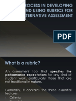 Analysis and Reporting of Assessment Data Using The Alternative Methods 1 3