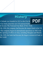 History of Citibank