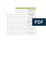 Calendario Alimentos