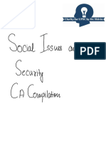 Social Issues and Security CA Compilation PDF