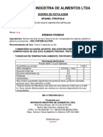 Dizeres de Rotulagem Amora e Germen de Soja