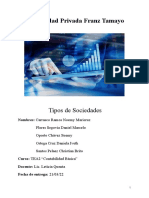 Tipos de Sociedades PDF