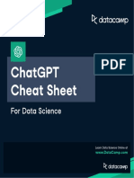 ChatGPT CheatSheet for Data Science