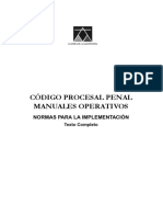 Codigo Procesal Penal. Manuales Operativos - Academica de La Magistratura