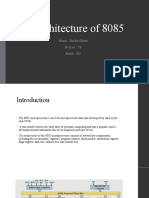 Architecture of 8085