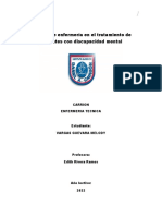 El Papel de Enfermería en El Tratamiento de Pacientes Con Discapacidad Mental Ensayo