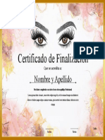 31 Certificado de Maquillaje