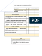 Lista de Cotejo para Evaluar Organizador Gráfico