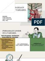 Sistem Persamaan Linier Dua Variabel PDF