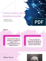 Teoría Clásica de La Administración