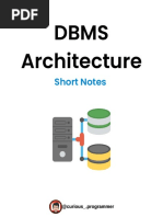 Architecture in DBMS PDF