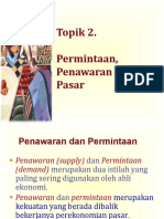 2 - Permintaan, Penawaran Dan Pasar