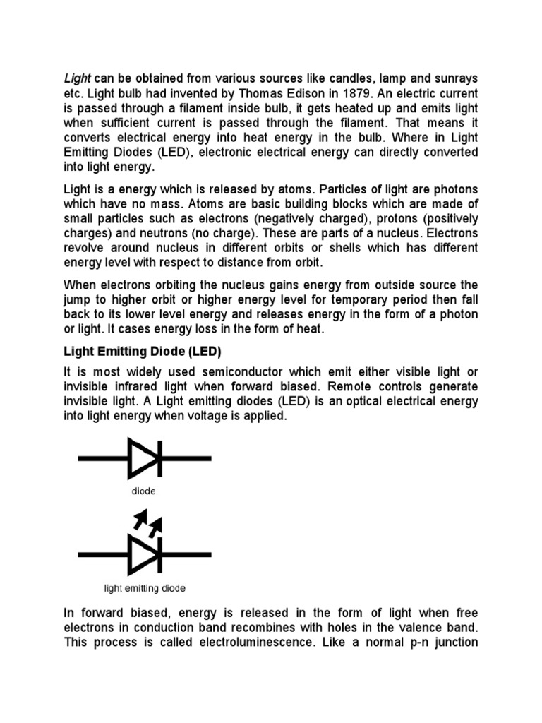 Ece Unit 4 Led PDF | PDF | Science & Mathematics