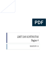 Limit Dan Kontinuitas - 4 PDF