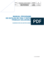 Manual Programa Estilos de Vida y Entornos Trabajo Saludables. VR 02. 11 05 2022