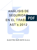 Análisis de seguridad en el trabajo AST