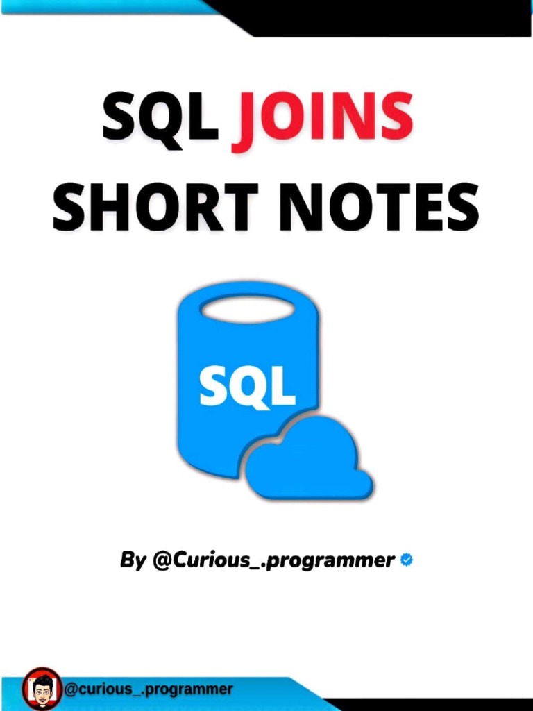 SQL Joins Notes | PDF