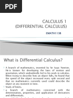 Lesson 1 Differential Calculus Introduction