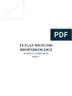 Tugas Resume Biopsikologi Rahman Suhendar PDF