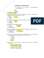 Preguntas de Comunicación - Segundoe Examen