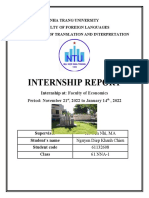 Internship Report